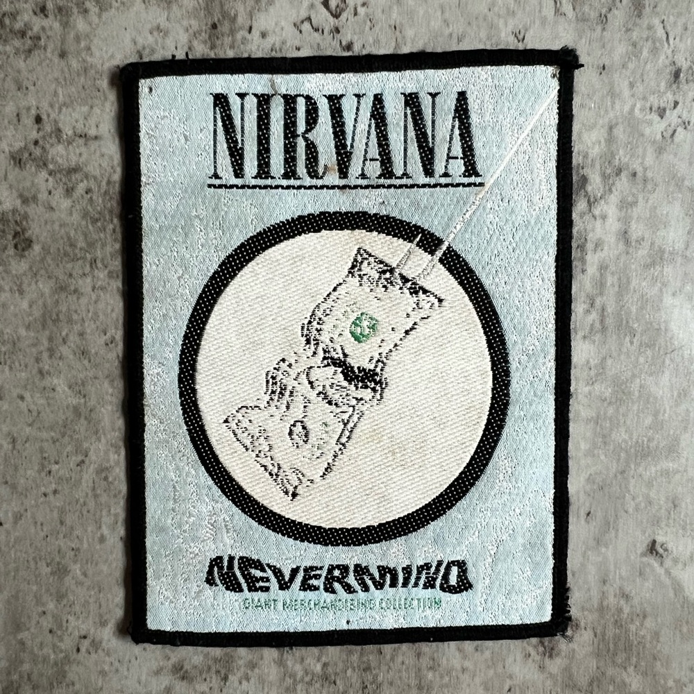 Vintage Nirvana Nevermind Patch - Giant Merchandising original 90s